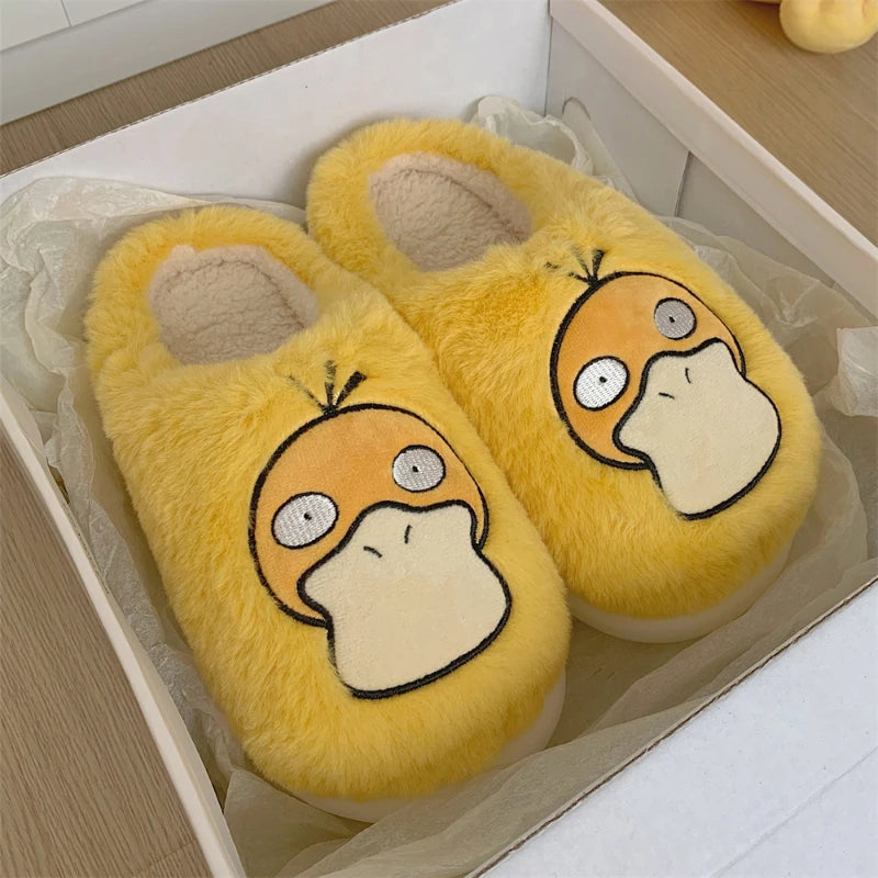 Pokémon Plush Cotton Slippers for Men and Women