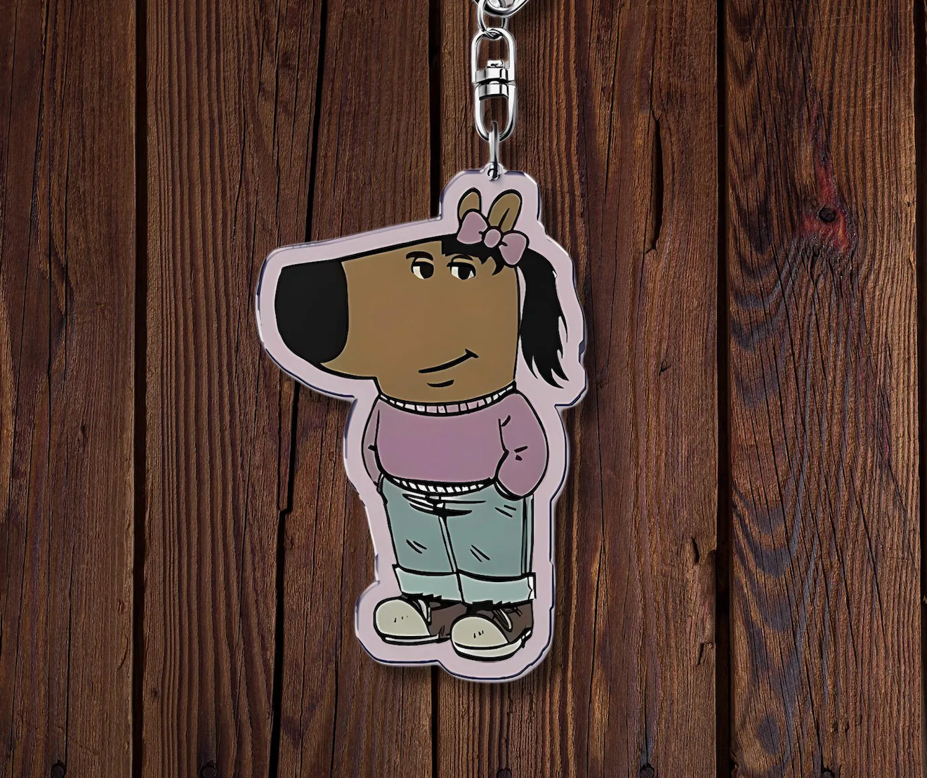 Just A Chill Guy/Girl Meme Keychains