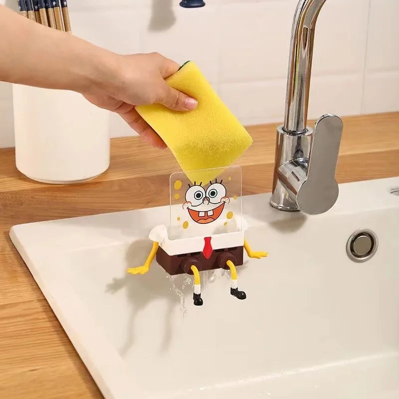 SpongeBob SquarePants Dishwashing Sponge & Holder Set